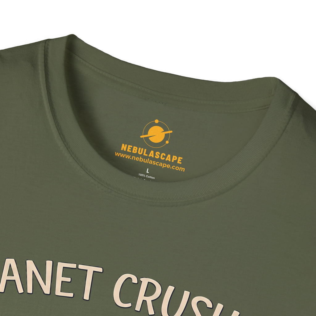 Planet Crusher Black Cat Playing T-Shirt