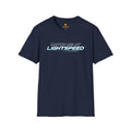 Catch Me At Lightspeed T-Shirt — Retro Futuristic Sci‑Fi Tee