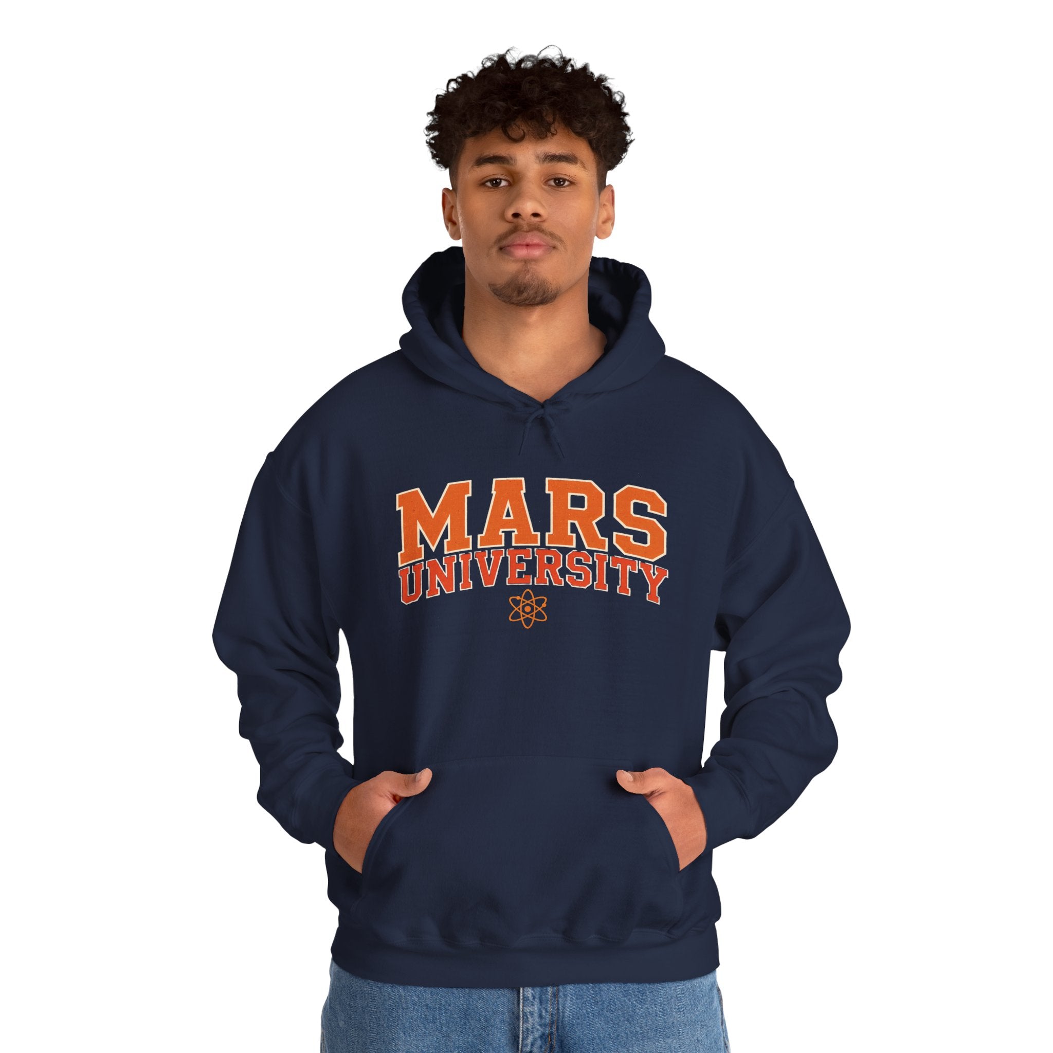 Mars University Hoodie – Retro Collegiate Graphic Pullover
