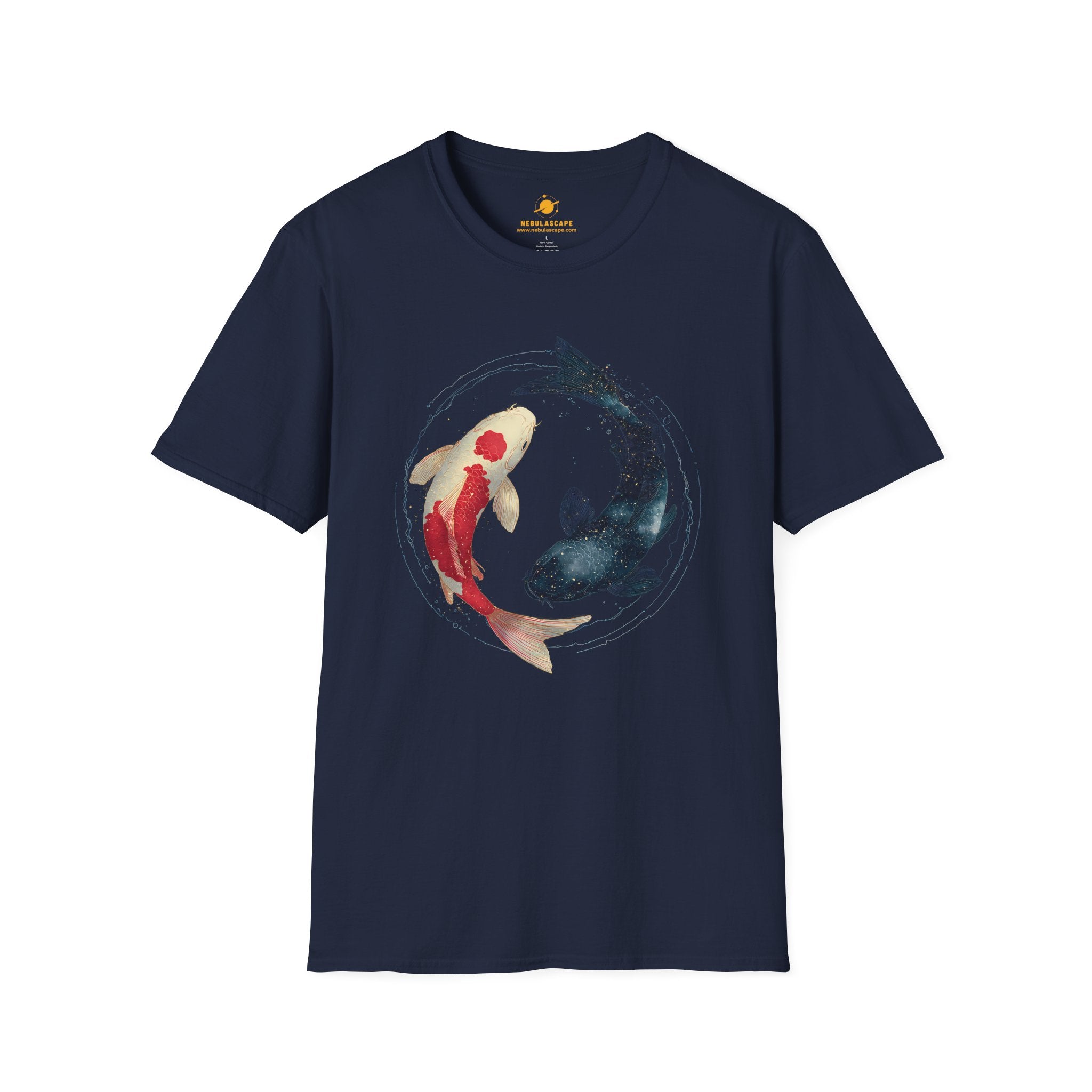 Koi Yin Yang T-Shirt — Watercolor Koi Fish Tee