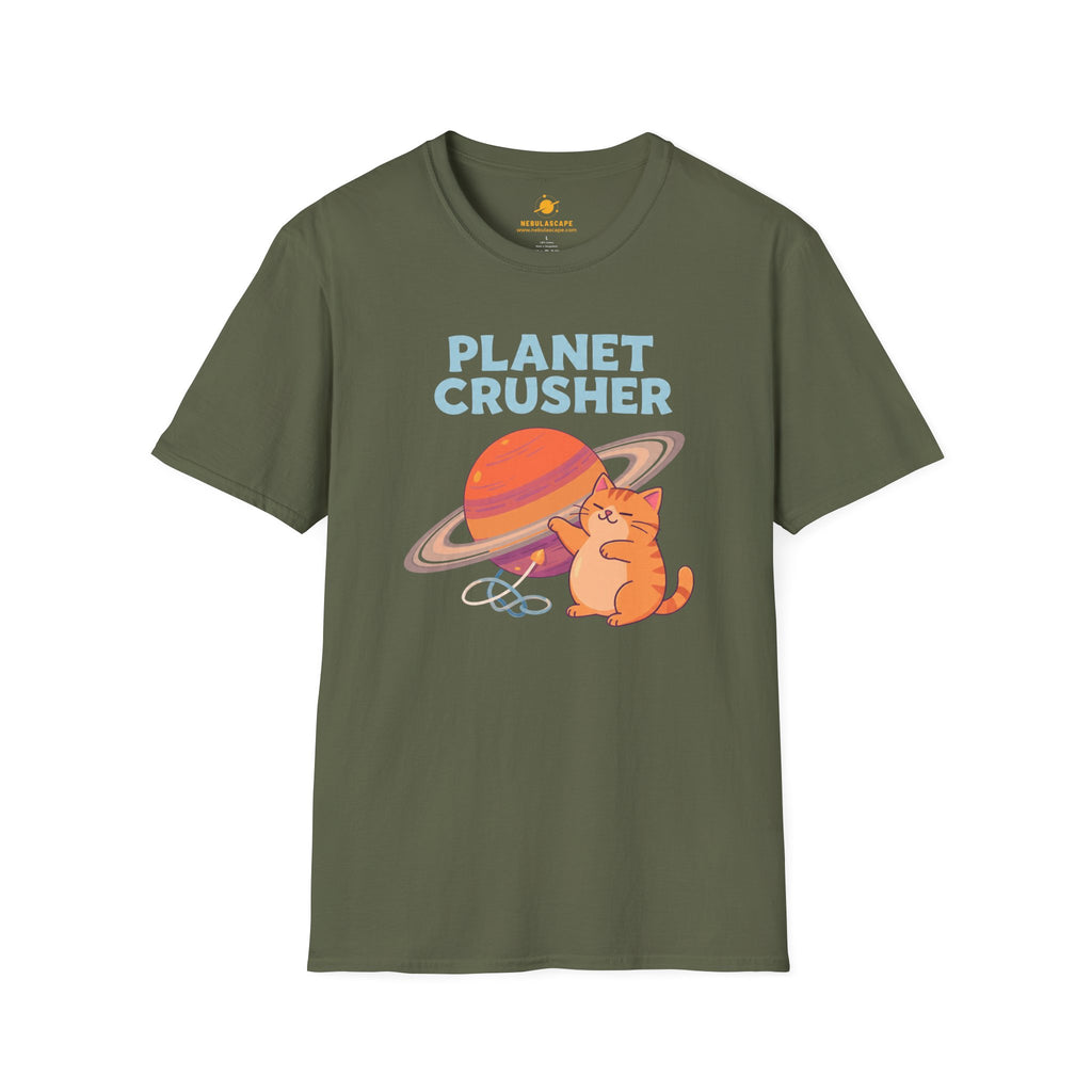 Planet Crusher Cat T-Shirt