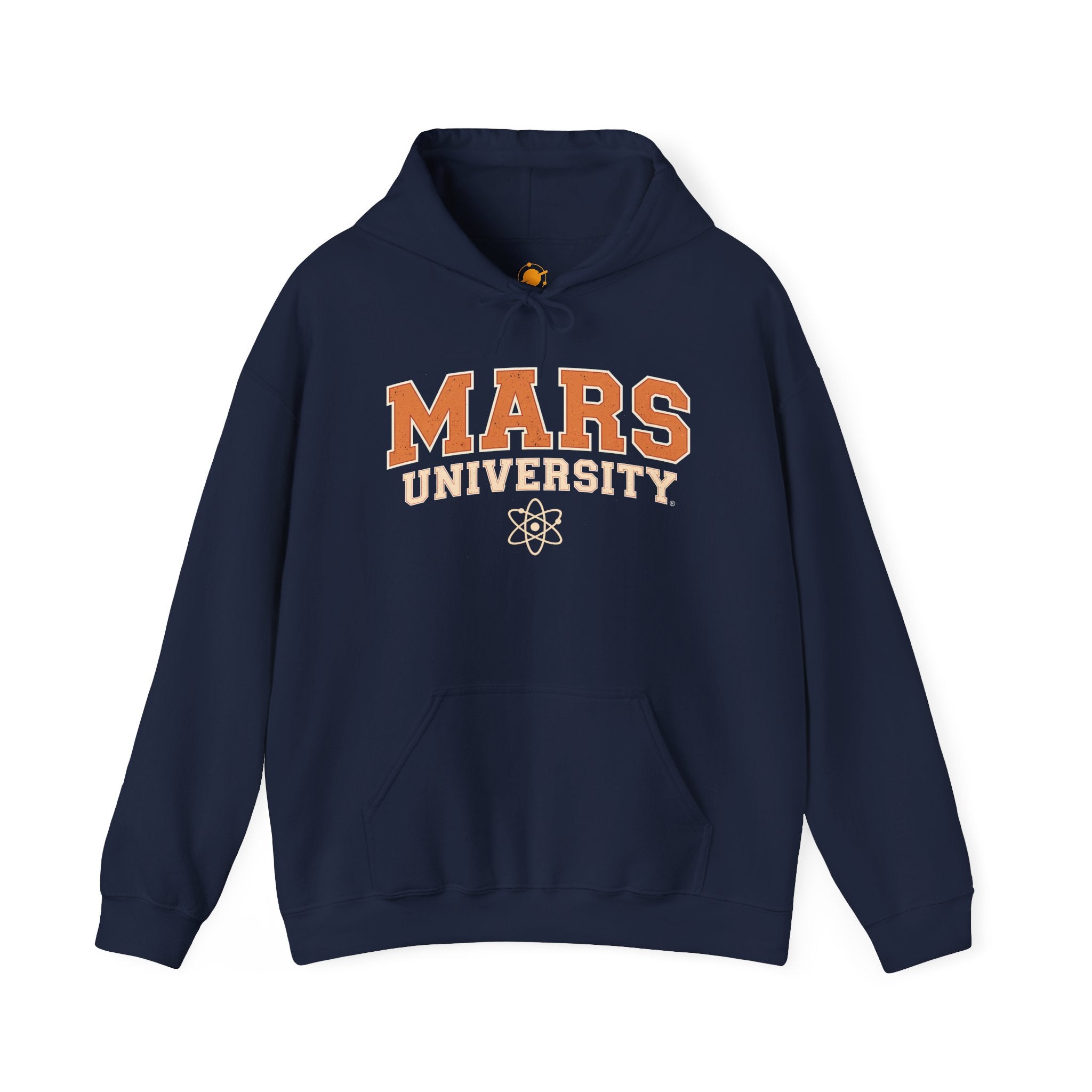 Mars University Hoodie — Retro Collegiate Space Sweatshirt