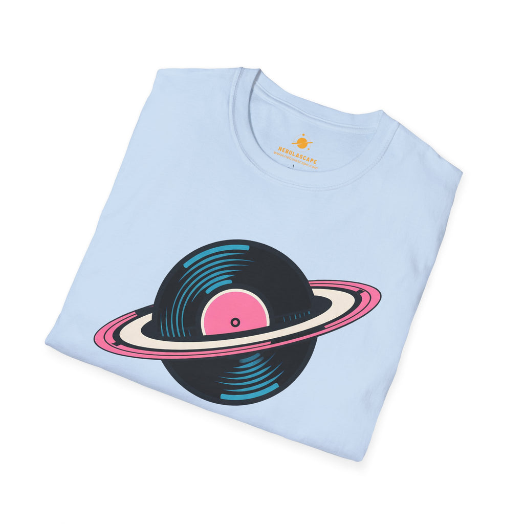 Sounds Of Space Planet Record Disc T-Shirt