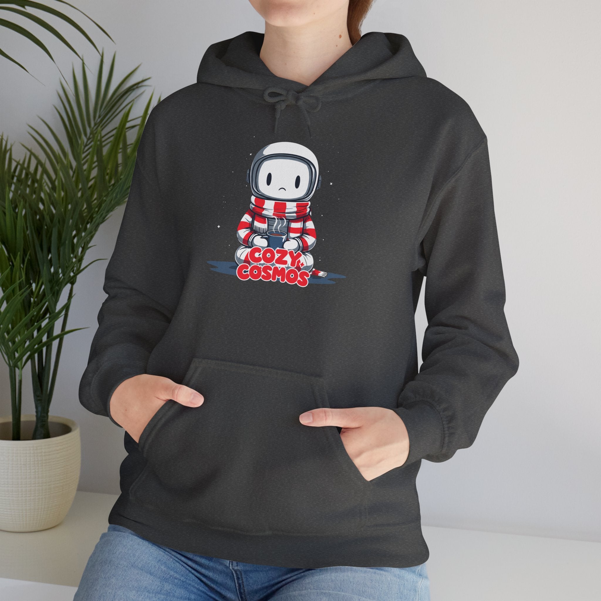 Cozy Cosmos Hoodie — Cute Astronaut Bear Graphic Pullover